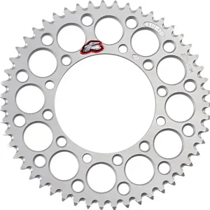 New Arrival Renthal - 191U-420-51GESI - Rear Sprocket - Aluminum - 51 Tooth - Silver - Kawasaki