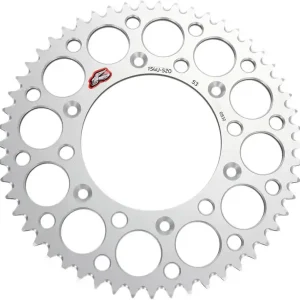 Renthal - 154U-520-53GRSI - Rear Sprocket - Aluminum - 53 Tooth - Silver - Honda Warranty Included