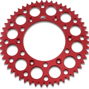 Renthal - 154U-520-52GRRD - Rear Sprocket - Aluminum - 52 Tooth - Red - Honda Order Now