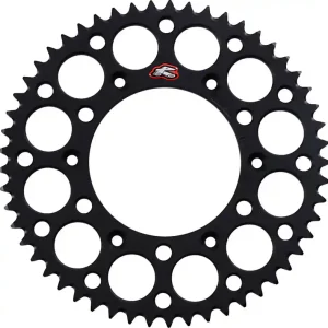 Renthal - 154U-520-53GRBK - Rear Sprocket - Aluminum - 53 Tooth - Black - Honda Affordable