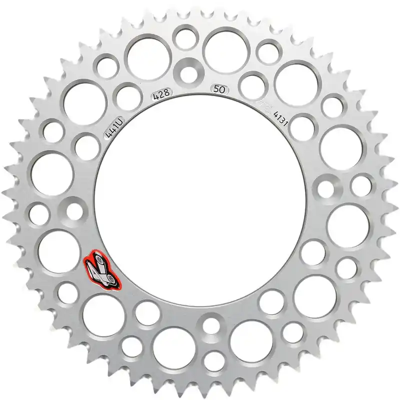 Today Only Renthal - 441U-428-50GPSI - Rear Sprocket - Aluminum - 50 Tooth - Silver - Gas Gas/Husqvarna/KTM