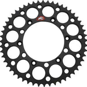 Get Yours Renthal - 123U-520-52GYBK - Rear Sprocket - Aluminum - 52 Tooth - Black - Suzuki