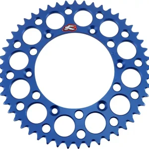 Order Now Renthal - 150U-520-49GBBU - Rear Sprocket - Aluminum - 49 Tooth - Blue - Yamaha