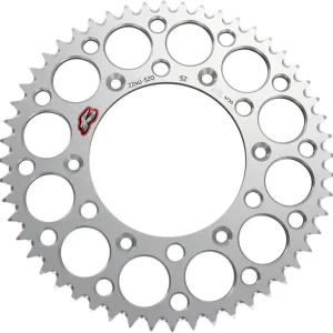 Renthal - 224U-520-52GPSI - Rear Sprocket - Aluminum - 52 Tooth - Silver Limited Time