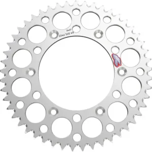 Renthal - 224U-520-49GPSI - Rear Sprocket - Aluminum - 49 Tooth - Silver Trending