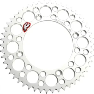 Renthal - 189U-420-50GRSI - Rear Sprocket - Aluminum - 50 Tooth - Silver - Honda Certified
