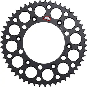 Exclusive Offer Renthal - 154U-520-51GRBK - Rear Sprocket - Aluminum - 51 Tooth - Black - Honda