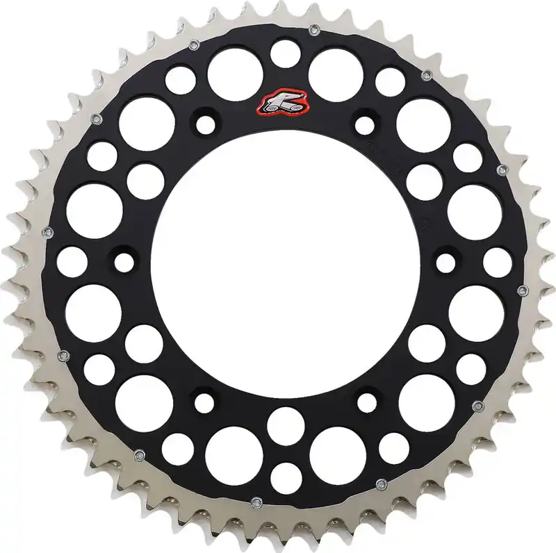 Renthal - 2240-520-50GPBK - Twinring™ Rear Sprocket - 50 Tooth - Black Professional Grade