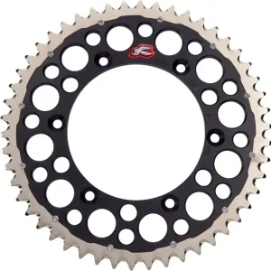Renthal - 1500-520-50GPBK - Twinring™ Rear Sprocket - 50 Tooth - Black - Yamaha Trending