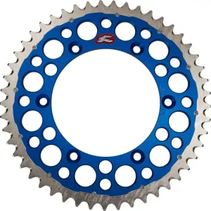 Renthal - 1500-520-49GPBU - Twinring™ Rear Sprocket - 49 Tooth - Blue - Yamaha Direct From Manufacturer