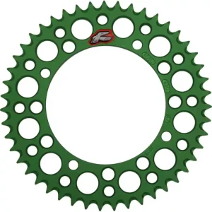 Get Yours Renthal - 408U-420-47GEGN - Rear Sprocket - Aluminum - 47 Tooth - Green - Kawasaki/Suzuki