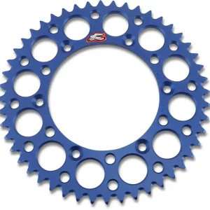 Fresh Stock Renthal - 150U-520-48GBBU - Rear Sprocket - Aluminum - 48 Tooth - Blue - Yamaha
