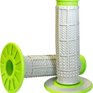 Hot Deal Renthal - G193 - Tapered Dual-Compound Grips - Green