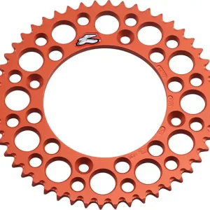 Renthal - 441U-428-50GPOR - Rear Sprocket - Aluminum - 50 Tooth - Orange - Gas Gas/Husqvarna/KTM Limited Edition