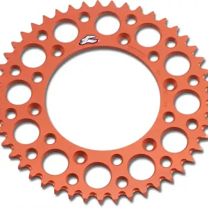 Renthal - 224U-520-47GPOR - Rear Sprocket - Aluminum - 47 Tooth - Orange Flash Sale