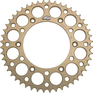 Renthal - 224U-520-48GPHA - Rear Sprocket - Aluminum - 48 Tooth - Hard Anodized Free Returns
