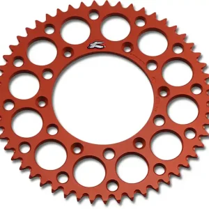 Renthal - 224U-520-53GPOR - Rear Sprocket - Aluminum - 53 Tooth - Orange Reduced Price