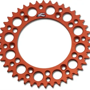 Price Drop Renthal - 224U-520-42GPOR - Rear Sprocket - Aluminum - 42 Tooth - Orange