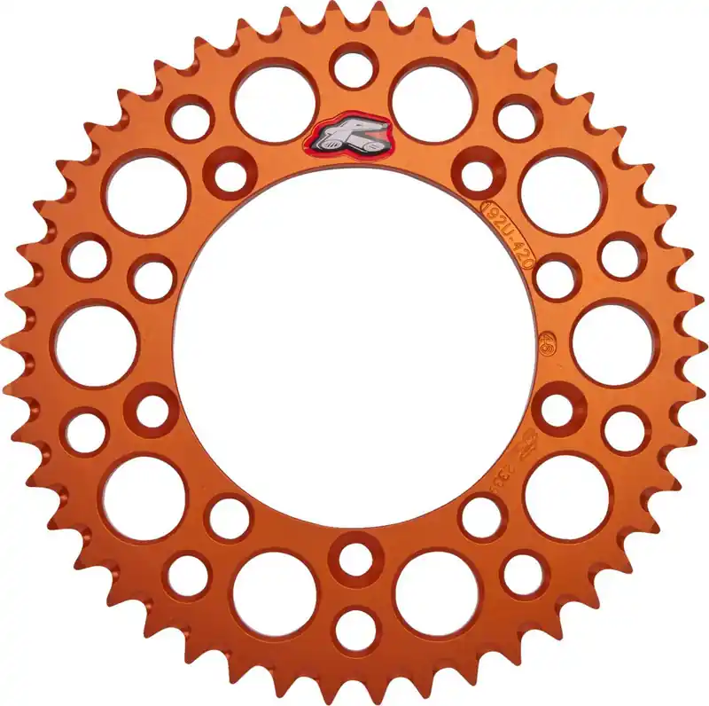 Renthal - 192U-420-46GPOR - Rear Sprocket - Aluminum - 46 Tooth - Orange - Gas Gas/Husqvarna/KTM No Minimum Order