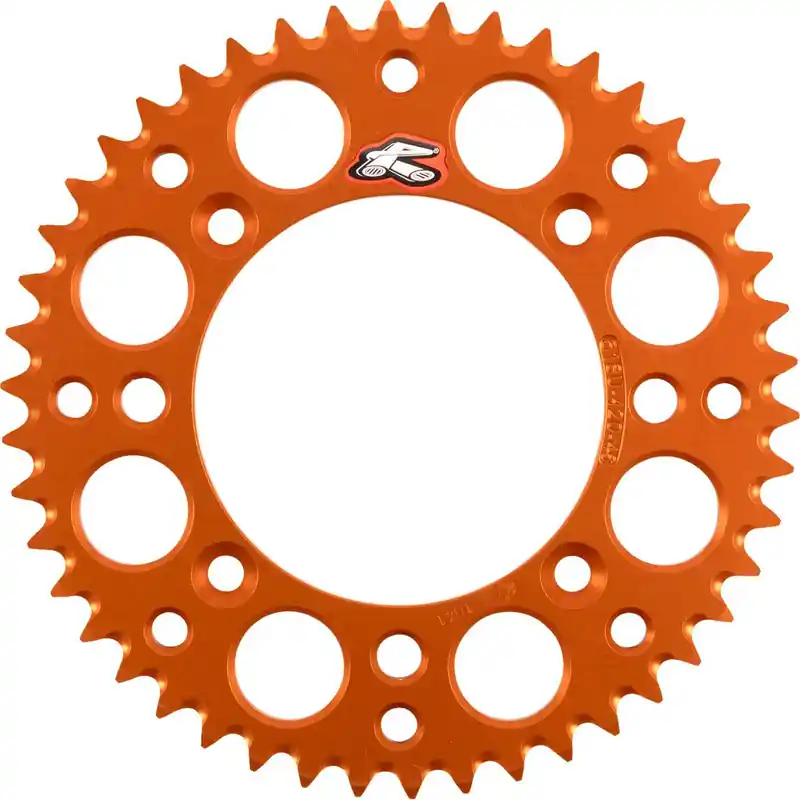Exclusive Offer Renthal - 518U-420-46GPOR - Rear Sprocket - Aluminum - 46 Tooth - Orange - KTM