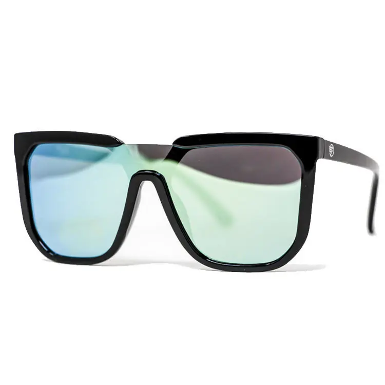 Discount Flight Eyewear Fly-Hi Sunglasses - Black Frames / Gold Lens