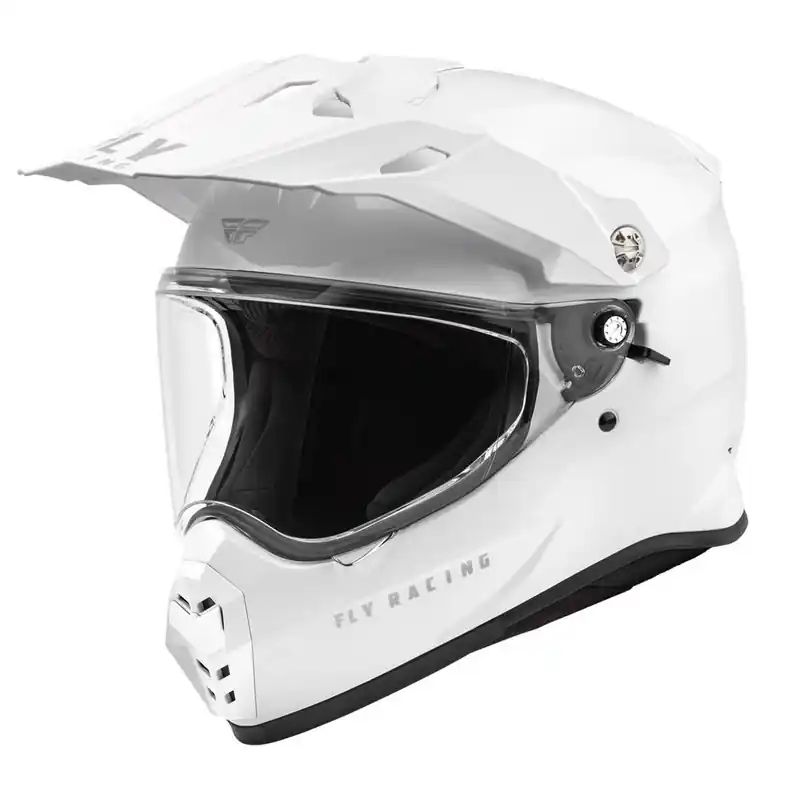 Modern Fly Racing - Trekker Solid Helmet - White