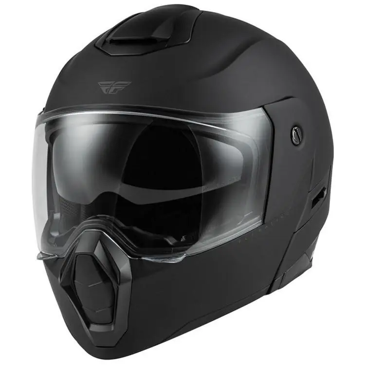 No Minimum Order Fly Racing - Odyssey Modular Helmet - Matte Black