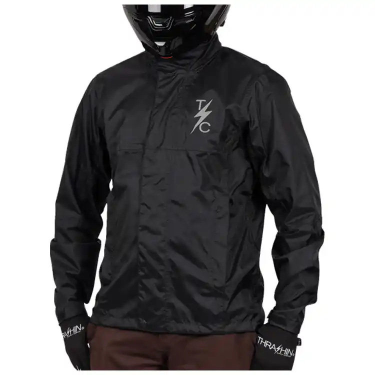 Thrashin Supply Co. - Waterproof Mission Windbreaker - Black Price Drop