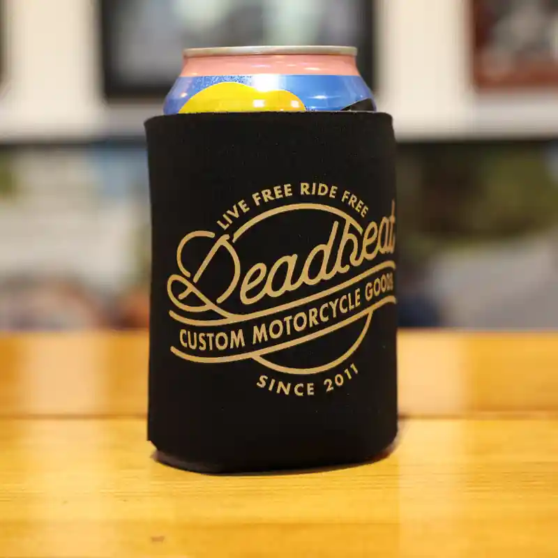 Buy Online Deadbeat Customs Live Free Gold Beer Koozie