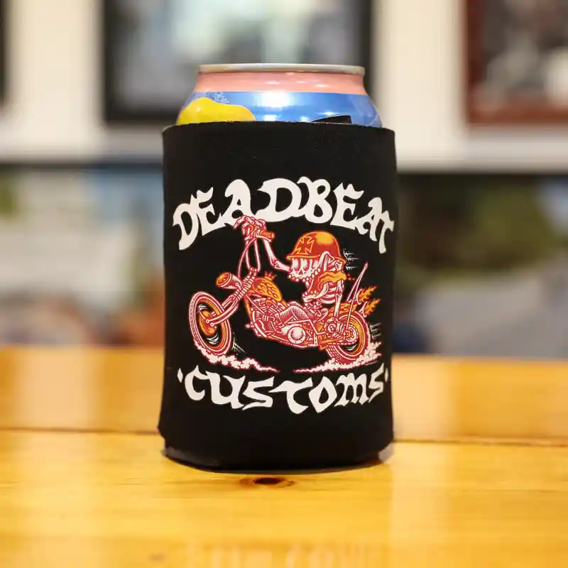 Brand New Deadbeat Customs Maltese Beer Koozie