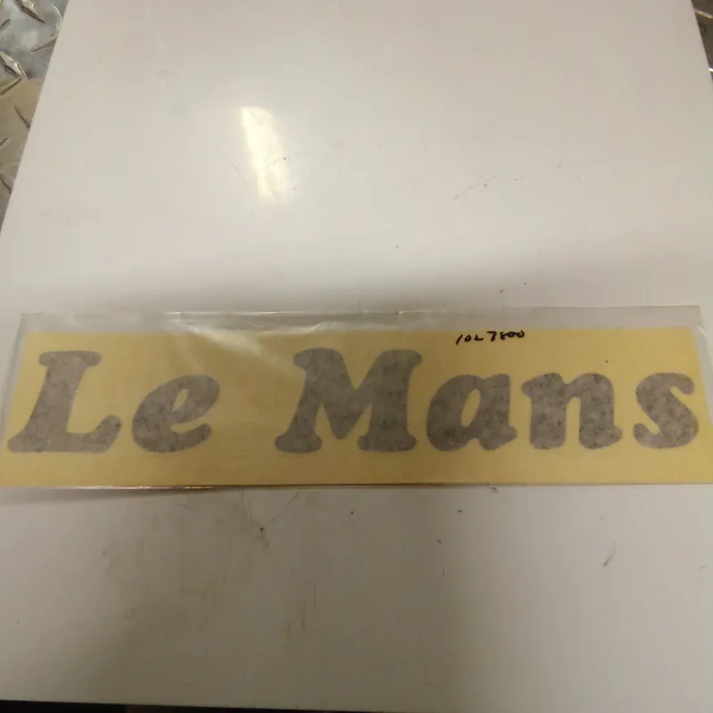 BLK LEMANS DECAL (PR) (#1027800) Price Drop