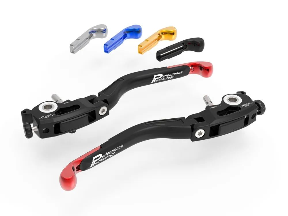 Professional Grade Adjustable Folding Brake and Clutch Lever Set by DBK Special Parts Ducati / Hypermotard 1100 / 2009