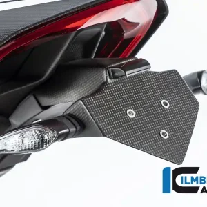 Must Have Carbon Fiber License Plate Holder by Ilmberger Carbon  Ducati / Panigale V4 S / 2019