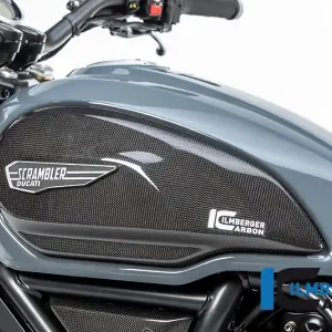 Secure Checkout Carbon Fiber Tank Side Panel by Ilmberger Carbon  Ducati / Scrambler 1100 / 2018