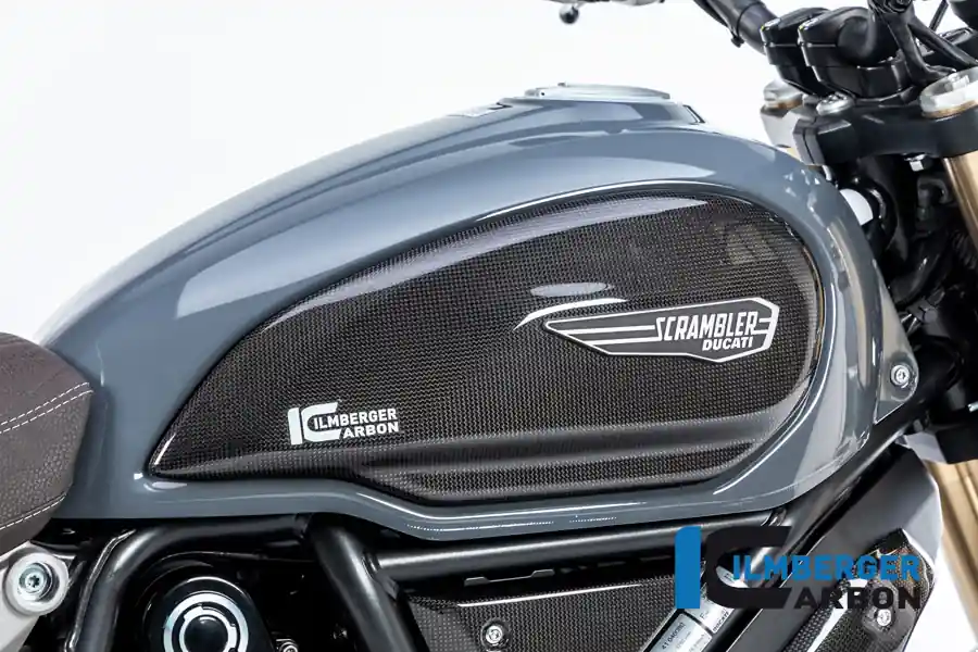 Carbon Fiber Tank Side Panel by Ilmberger Carbon Ducati / Scrambler 1100 / 2018 One Day Deal