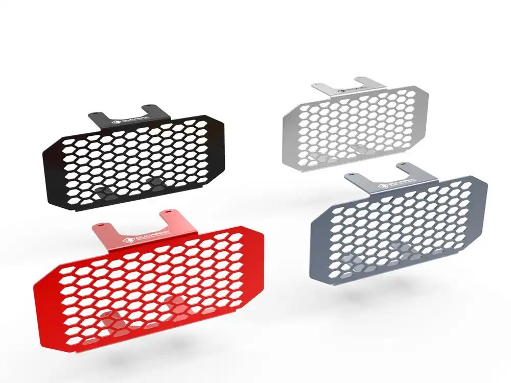 Fan Favorite Aluminum Oil Cooler Guard by DBK Special Parts Ducati / Hypermotard 939 / 2016