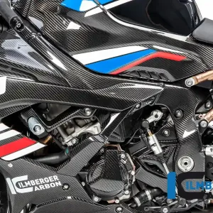 Modern Carbon Fiber Left Side Large Version Frame Cover by Ilmberger Carbon  BMW / S1000RR M Package / 2021