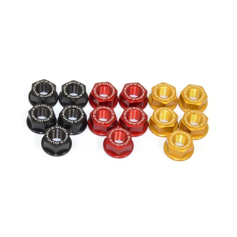 5 Piece Rear Sprocket Carrier Flange Nut Set by DBK Special Parts Ducati / Monster 1100 / 2008 Time-Limited