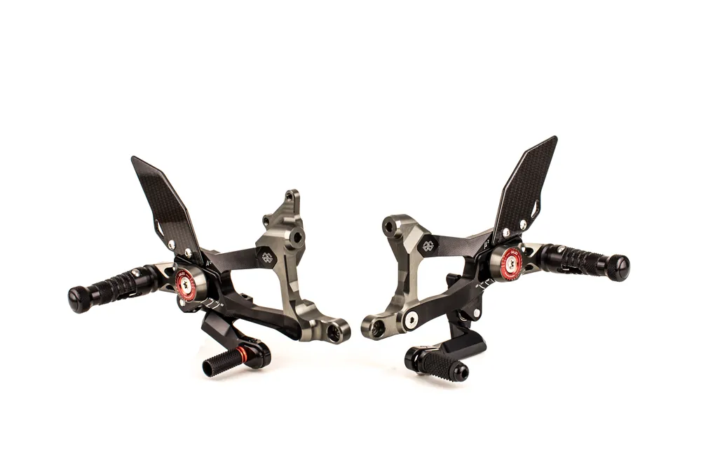 MUE2 Adjustable Rearsets by Gilles Tooling Ducati / Panigale V4 / 2018 Special Discount
