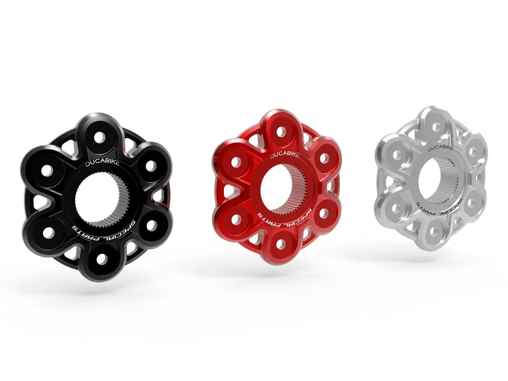 6 Hole Rear Sprocket Carrier Flange Cover by DBK Special Parts Ducati / Streetfighter V2 / 2024 Professional Grade