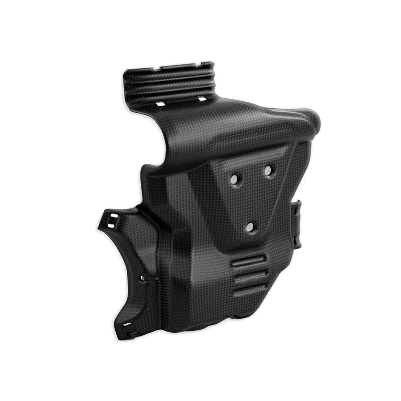 No Minimum Order Carbon Fiber Left Engine Cover by DBK Special Parts Ducati / Hypermotard 698 Mono / 2025